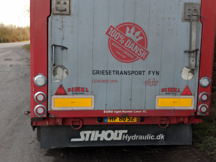 Transport af danske griese